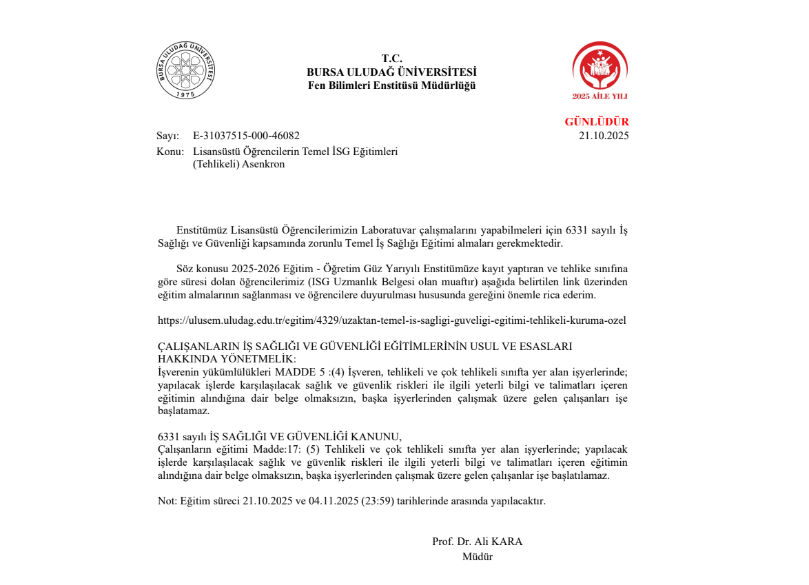  iş sağlığı tehlikeli